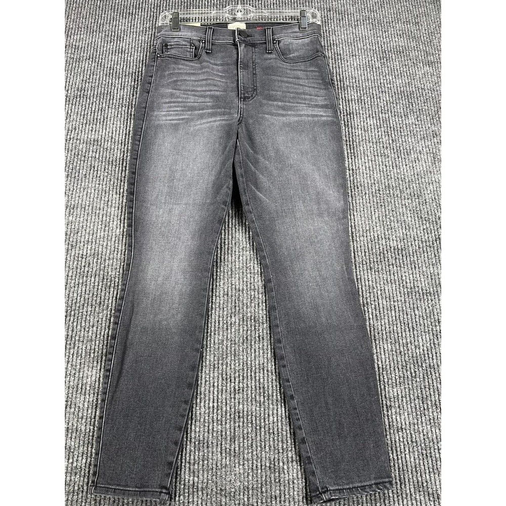 Alice + Olivia Jeans Womens 28 Gray High Rise Ankle‎ Skinny Rogue Wash Stretch